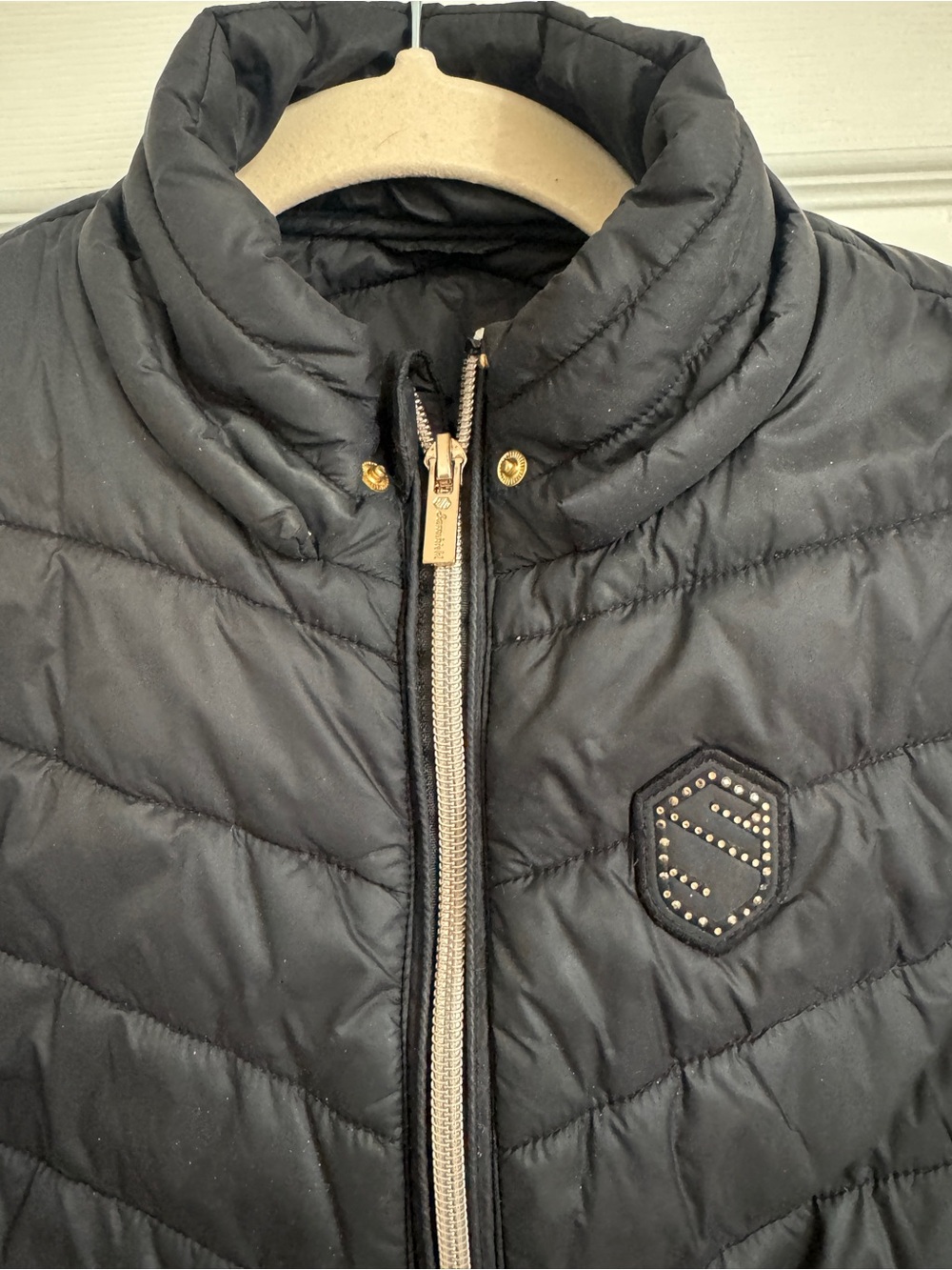 Samshield Alta Badia Ladies Down Vest in Black/Rose Gold - Picture 8 of 9